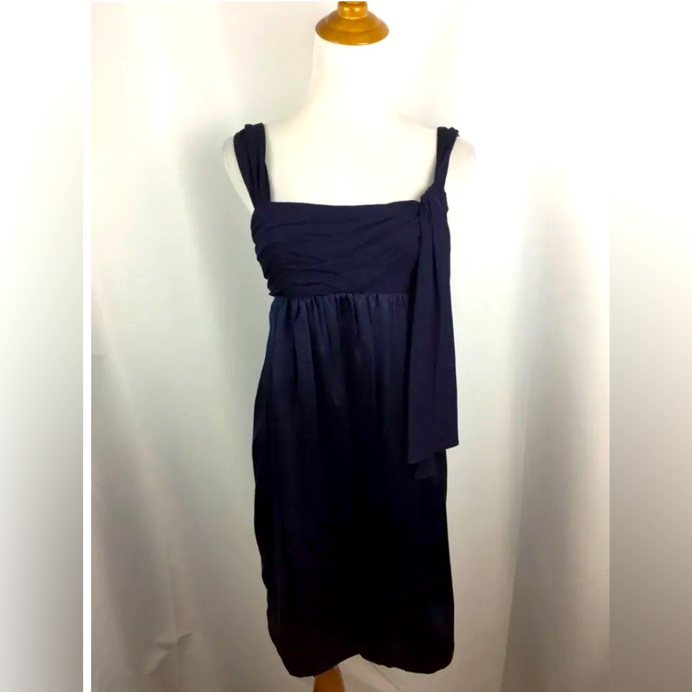 BCBG MAXAZRIA Navy Cocktail Dress